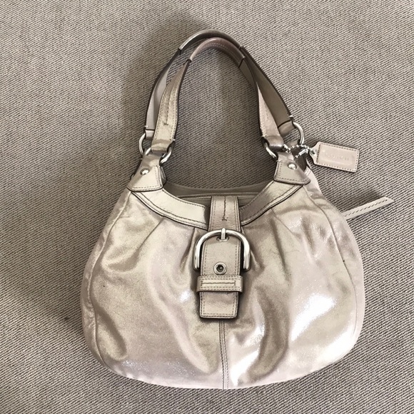 Coach Bags | Authentic Coach Silver Purse | Poshmark